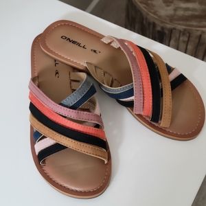 O'Neill strappy sandals size 7.